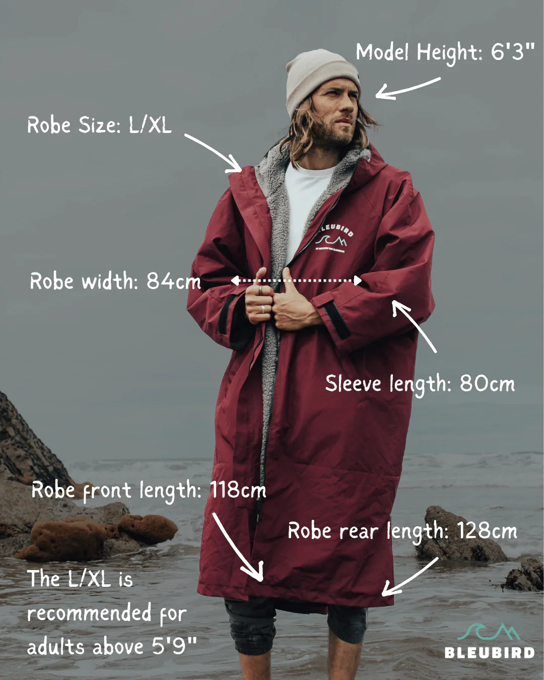 The Nordic Robe - Coral